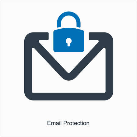 These are Black and Blue Mix Iconsのイラスト素材