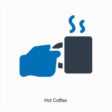 These are Black and Blue Mix Iconsのイラスト素材