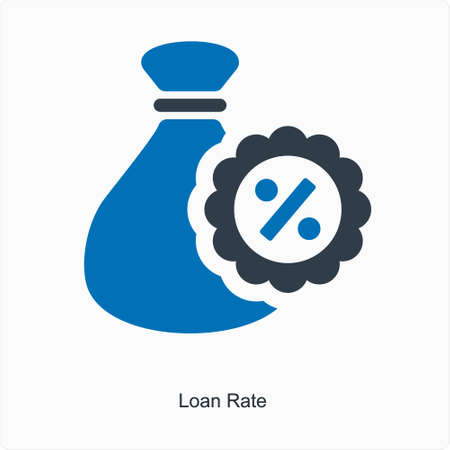 These are Black and Blue Mix Iconsのイラスト素材