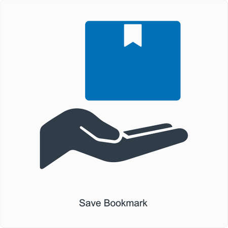 These are Black and Blue Mix Iconsのイラスト素材