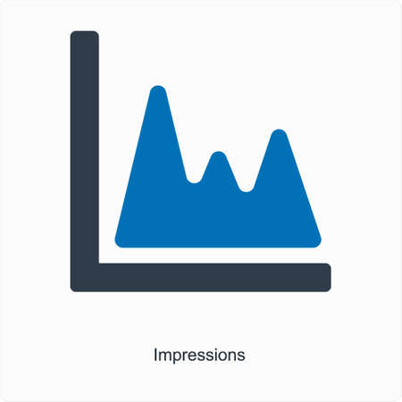 These are Black and Blue Mix Iconsのイラスト素材