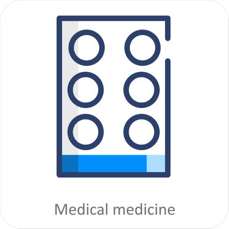 These are medical Blue Gem Iconsのイラスト素材
