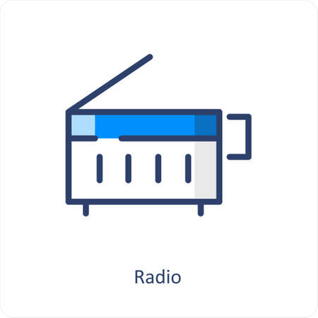 These are blue gem music iconsのイラスト素材