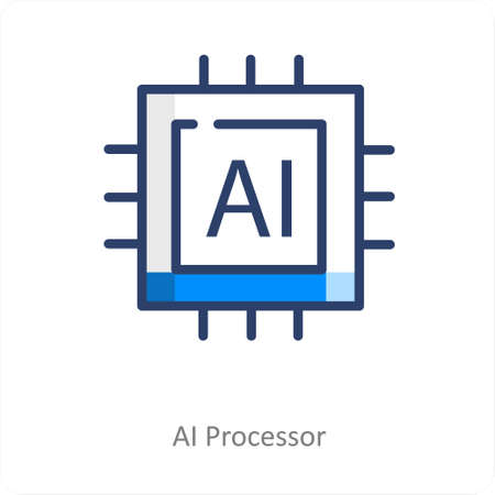 These are blue gem technology iconsのイラスト素材