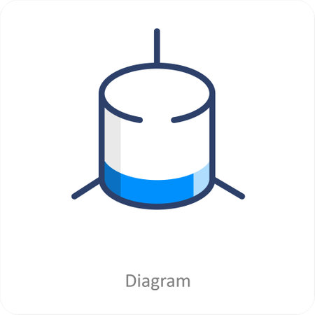 These are blue gem technology iconsのイラスト素材