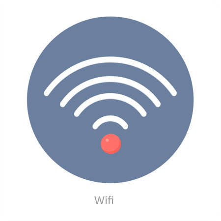 These are Communication and Connectivity Round iconsのイラスト素材