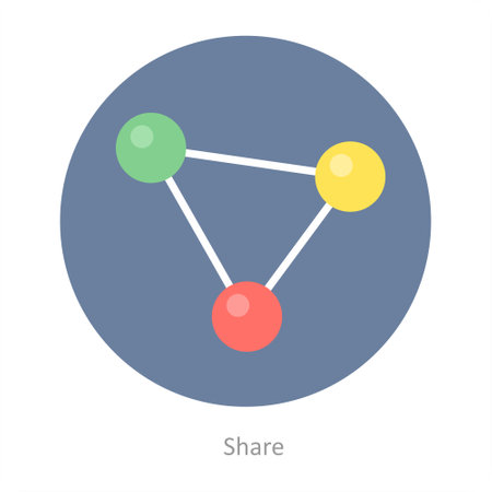 These are Communication and Connectivity Round iconsのイラスト素材