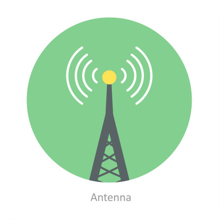 These are Communication and Connectivity Round iconsのイラスト素材