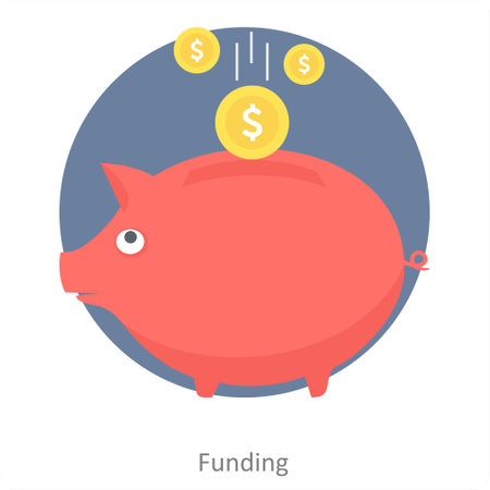 These are Business round iconsのイラスト素材