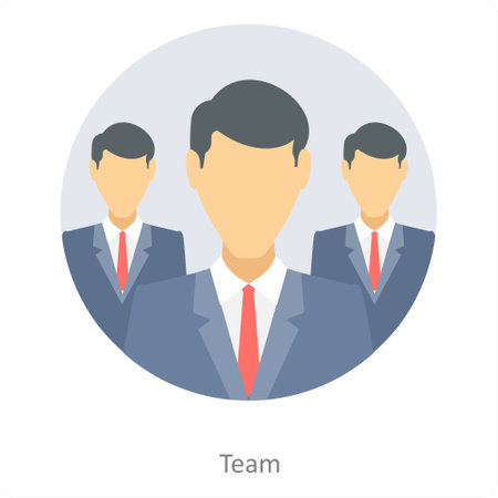 These are Business round iconsのイラスト素材