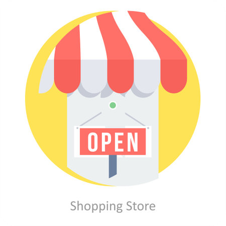 These are Shopping Circle Iconsのイラスト素材