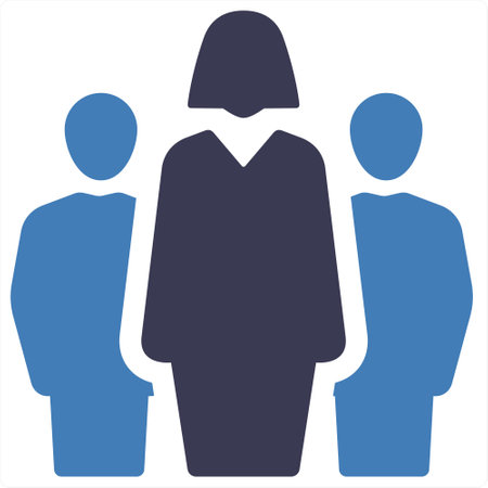 These are Black and Blue Gender iconsのイラスト素材