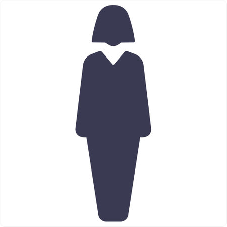 These are Black and Blue Gender iconsのイラスト素材