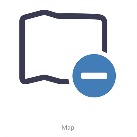 These are black and blue filled navigation iconsのイラスト素材