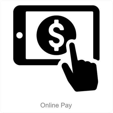 These are black filled finance and money iconsのイラスト素材