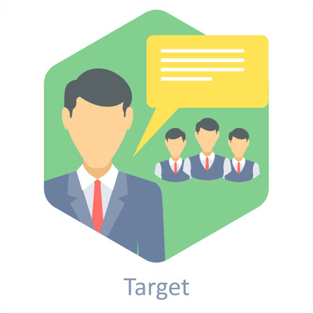 These are Business hexagon Iconのイラスト素材