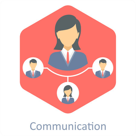 This is Business Hexagon Iconのイラスト素材