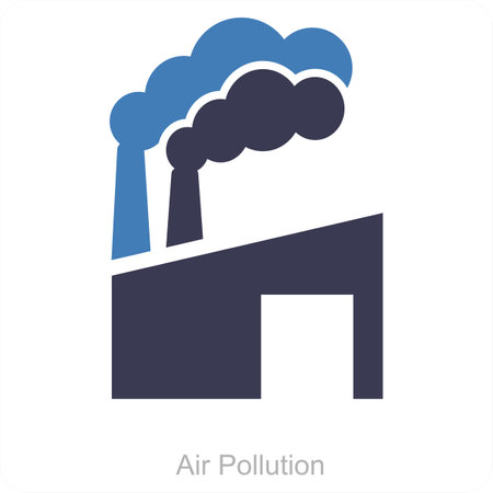 This is beautiful handcrafted pixel perfect Black and Blue Glyph Climate Change iconのイラスト素材