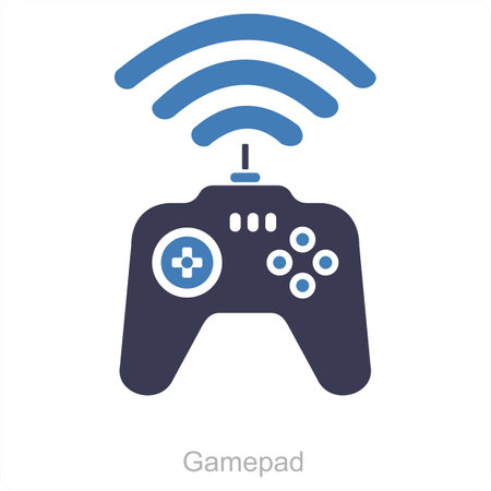 This is beautiful handcrafted pixel perfect Black and Blue Gyph Computer parts iconのイラスト素材