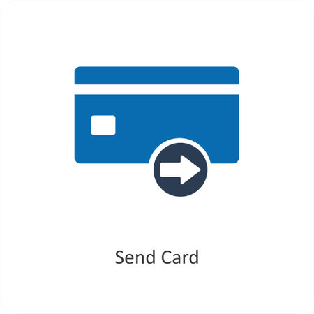 This is beautiful handcrafted pixel perfect Black and Blue Glyph Business iconのイラスト素材