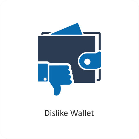 This is beautiful handcrafted pixel perfect Black and Blue Glyph Business iconのイラスト素材