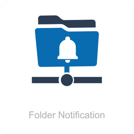 Folder Notificationのイラスト素材