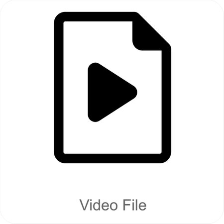 Video Fileのイラスト素材