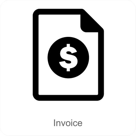 Invoiceのイラスト素材