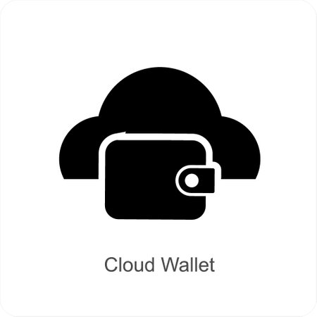 Cloud Walletのイラスト素材