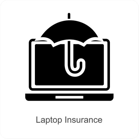 Laptop Insuranceのイラスト素材
