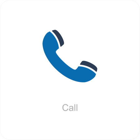 Call and calling icon conceptのイラスト素材