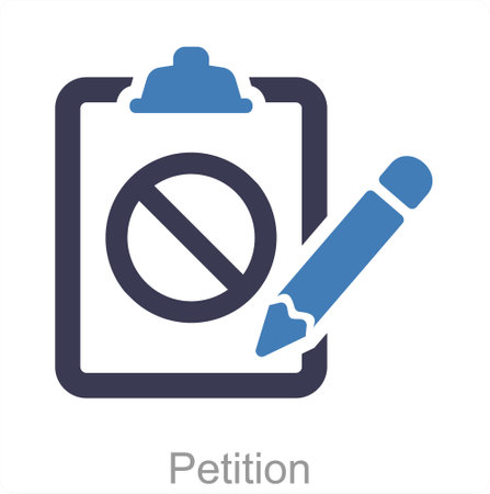 Petition and campaign icon conceptのイラスト素材