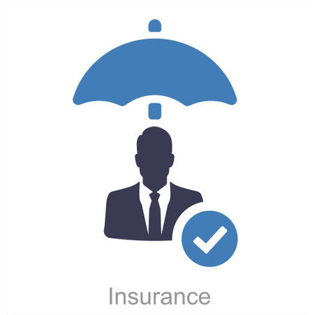 Insurance and safe icon conceptのイラスト素材