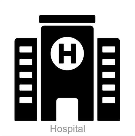 Hospital and medical icon conceptのイラスト素材