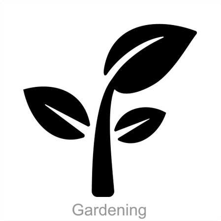 Gardening and plant icon conceptのイラスト素材