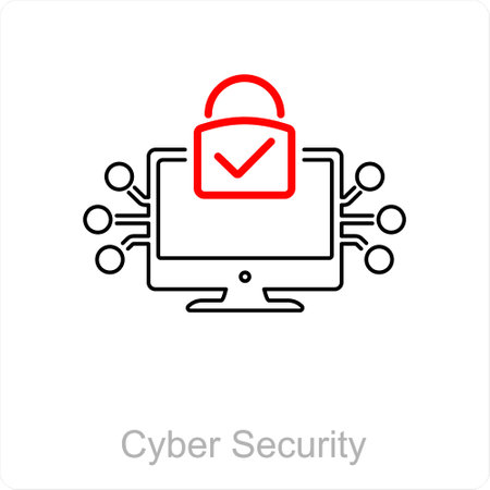 Security and protection icon conceptのイラスト素材