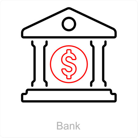 This is beautiful handcrafted pixel perfect Black and Blue Filled Finance iconのイラスト素材