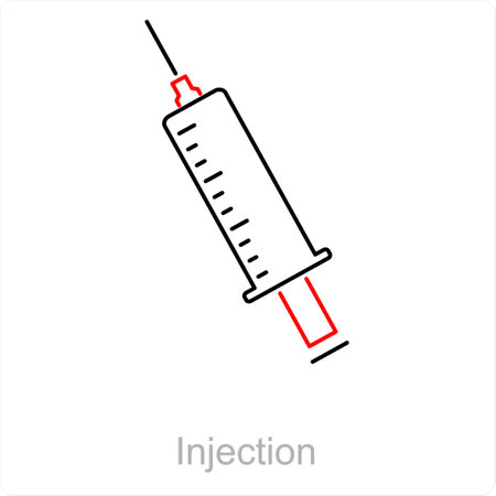 Injection icon conceptのイラスト素材