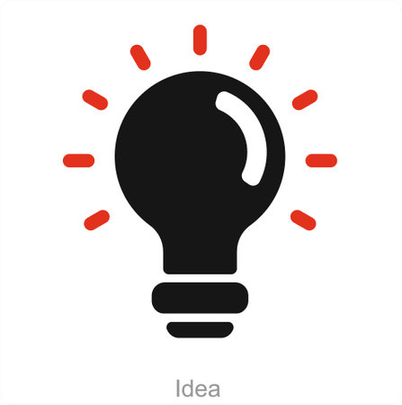 Idea and creative icon conceptのイラスト素材