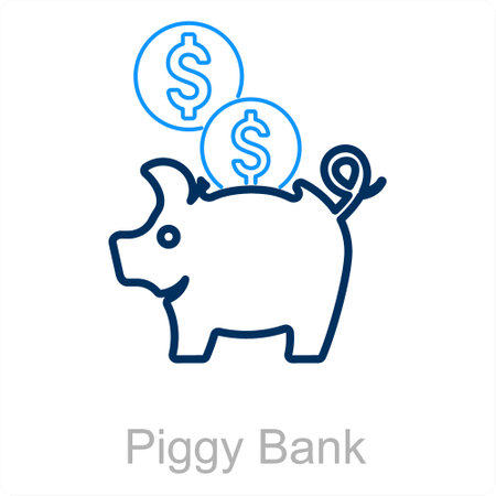 Piggy Bankのイラスト素材