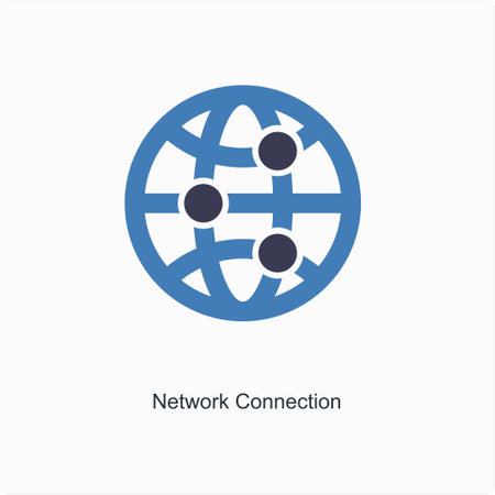 network link and connection icon conceptのイラスト素材