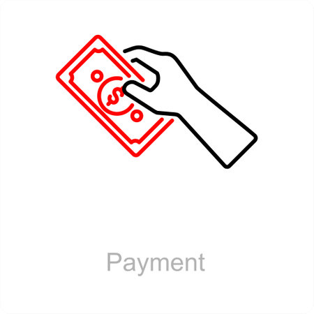 Payment and money icon conceptのイラスト素材