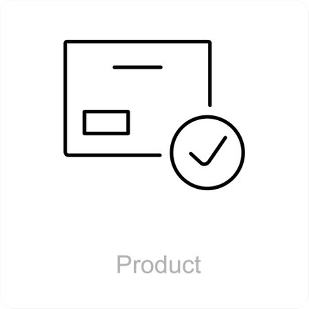 Product and box icon conceptのイラスト素材