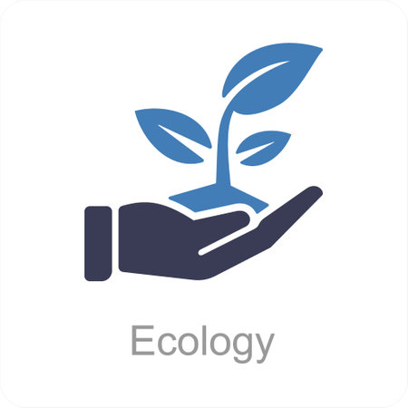 Ecology and environment icon conceptのイラスト素材