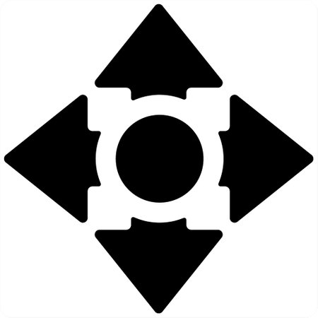 direction and way icon conceptのイラスト素材