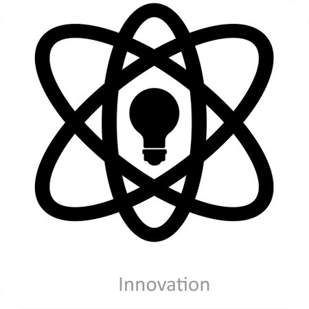 Innovation and idea icon conceptのイラスト素材