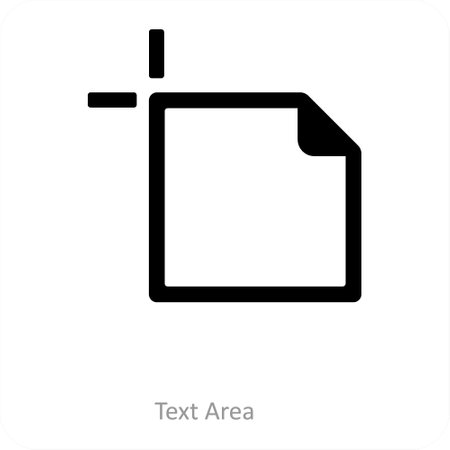 text areaのイラスト素材