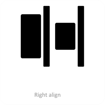 right alignのイラスト素材