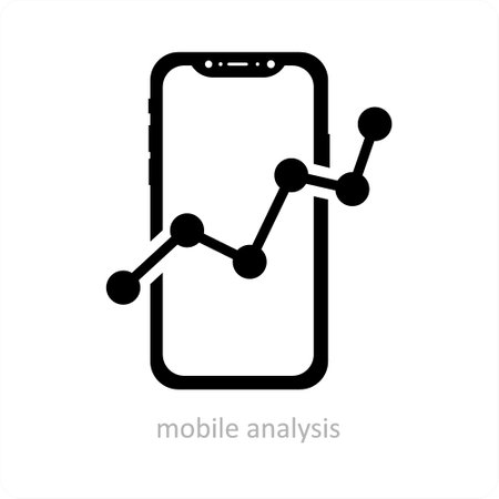 Mobile Analysisのイラスト素材
