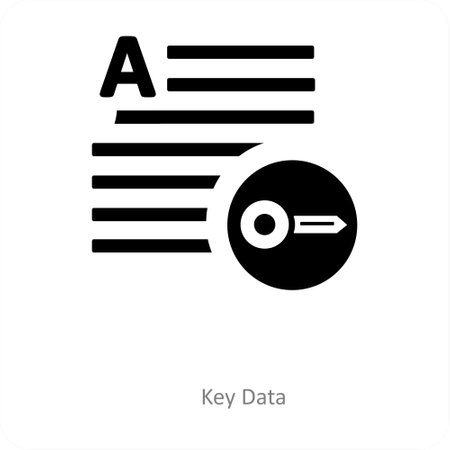 Key Dataのイラスト素材